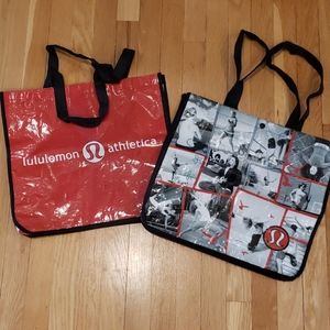 Large Lululemon athletica 🍋 tote bag, lot of 2